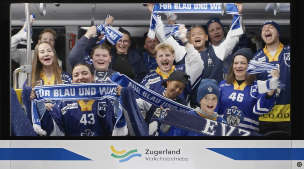 Eine Gruppe von Kinder mit EVZ Trickots